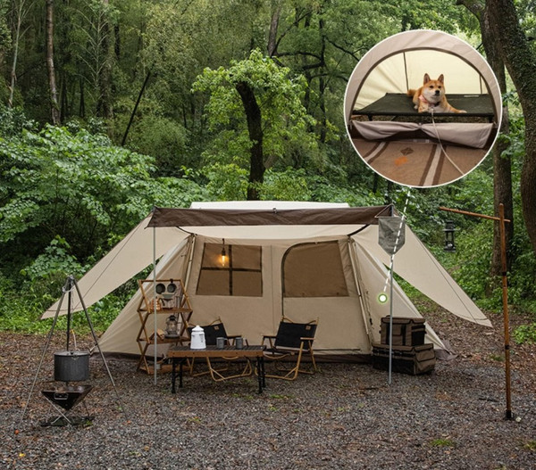 Изображение товара Палатка Naturehike Village 5.0 / NH21ZP009-KH (бежевый)