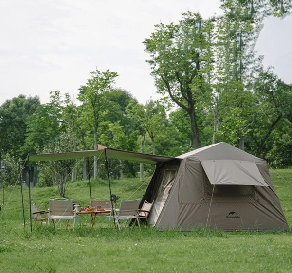 Изображение товара Палатка Naturehike Village 6.0 II / CNK2300ZP021-BR (коричневый)
