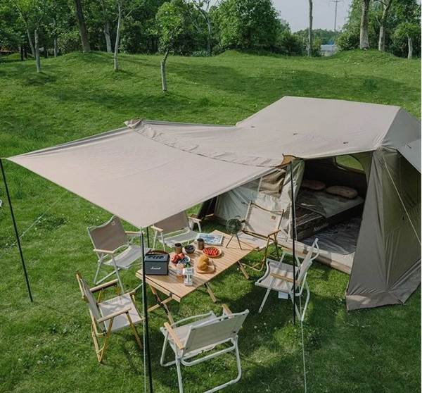 Изображение товара Палатка Naturehike Village 6.0 II / CNK2300ZP021-BR (коричневый)