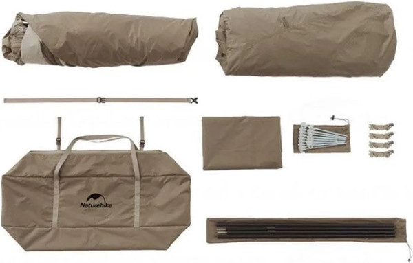 Изображение товара Палатка Naturehike Village 6.0 II / CNK2300ZP021-BR (коричневый)