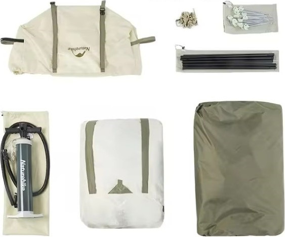 Изображение товара Палатка Naturehike Village 8.5 AIR / CNK2300ZP019-BR (белый/коричневый)