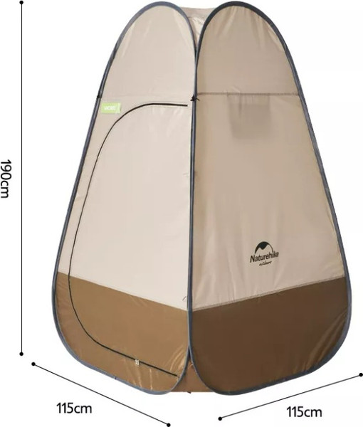 Изображение товара Палатка для душа и туалета Naturehike NH17Z002-P-BR (коричневый)
