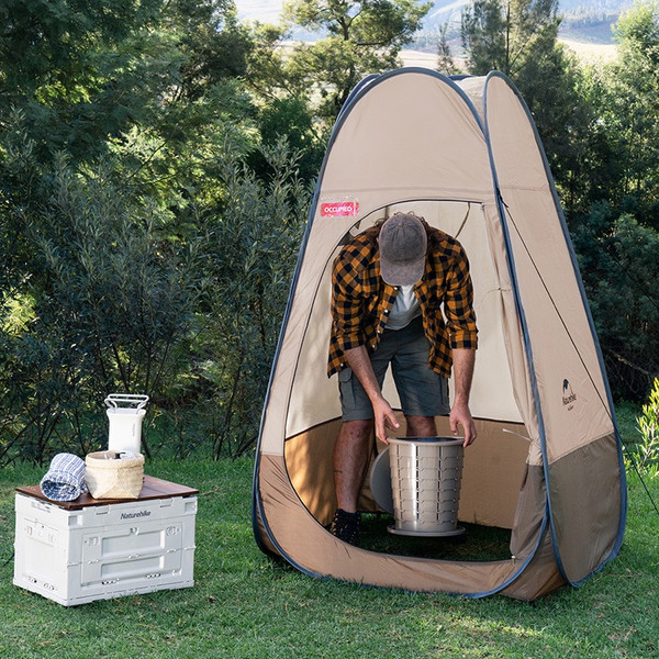 Изображение товара Палатка для душа и туалета Naturehike NH17Z002-P-BR (коричневый)