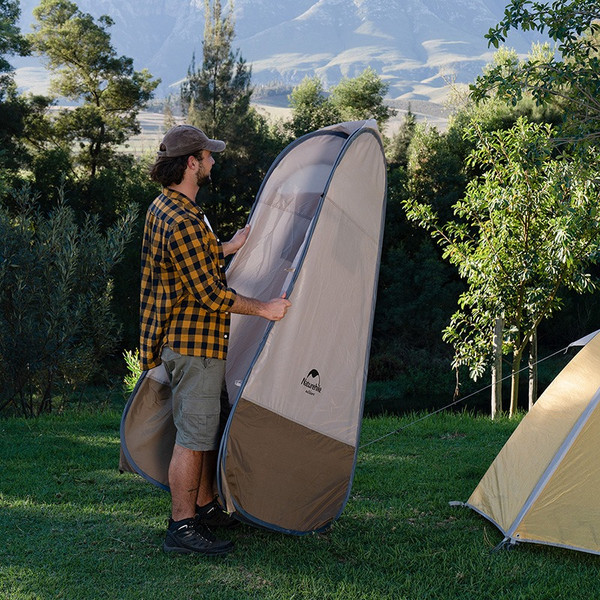 Изображение товара Палатка для душа и туалета Naturehike NH17Z002-P-BR (коричневый)