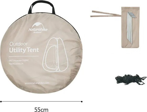 Изображение товара Палатка для душа и туалета Naturehike NH17Z002-P-BR (коричневый)