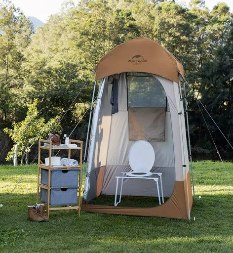 Изображение товара Палатка для душа и туалета Naturehike NH21ZP005-BR (коричневый)