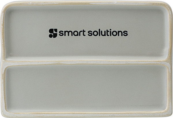 Изображение товара Дозатор моющего средства с подставкой для губки Smart Solutions Noble SS0000253 (светло-серый)