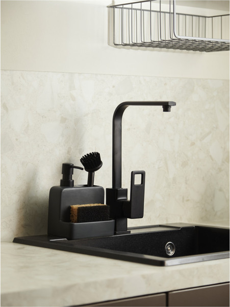 Изображение товара Дозатор моющего средства с подставкой для губки Smart Solutions Noble SS0000252 (графит)