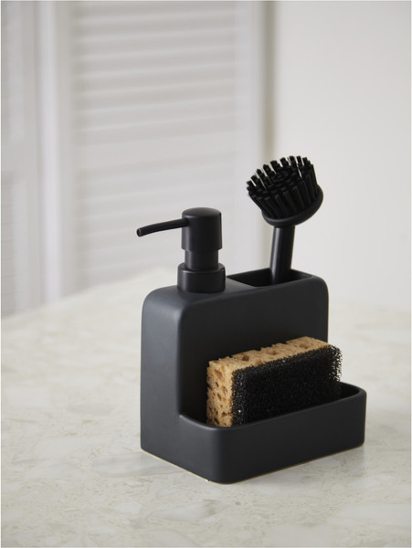 Изображение товара Дозатор моющего средства с подставкой для губки Smart Solutions Noble SS0000252 (графит)