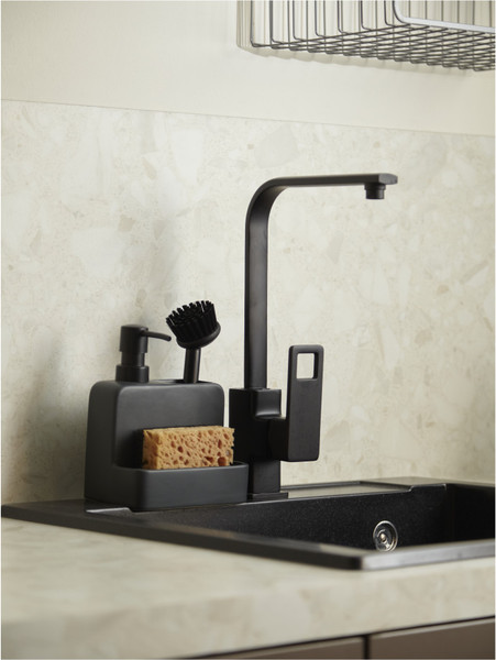 Изображение товара Дозатор моющего средства с подставкой для губки Smart Solutions Noble SS0000252 (графит)