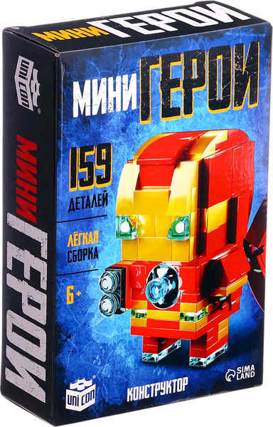Изображение товара Конструктор Unicon Мини герои. Герой в дорогом костюме / 10230064