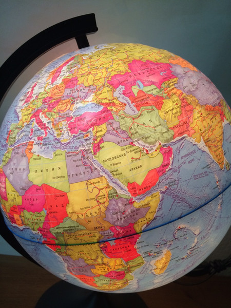 Изображение товара Глобус Globen Земли политический рельефный К013200222 (с подсветкой)