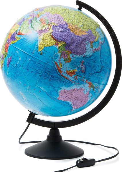 Изображение товара Глобус Globen Земли политический рельефный К013200222 (с подсветкой)