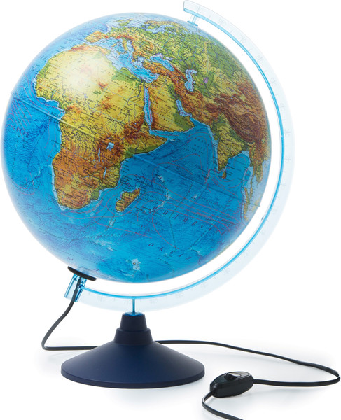 Изображение товара Глобус Globen Земли физический рельефный Ке022500194 (с подсветкой)