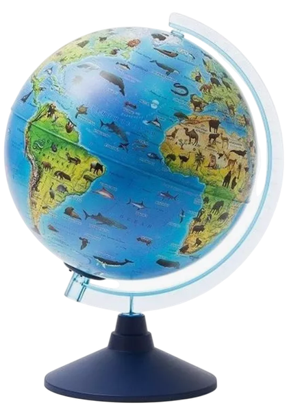 Изображение товара Глобус Globen Зоогеографический Детский Интерактивный INT12500307 (с подсветкой)