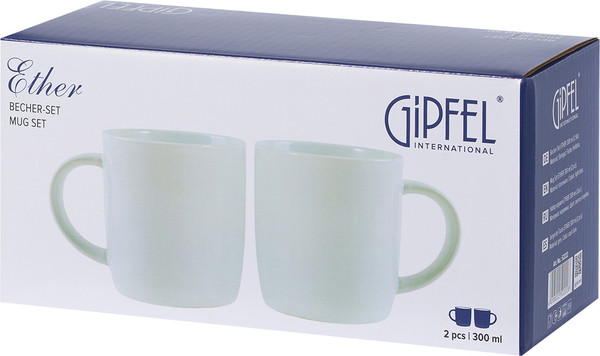 Изображение товара Набор кружек Gipfel Ether 52222 (2шт, светло-голубой)