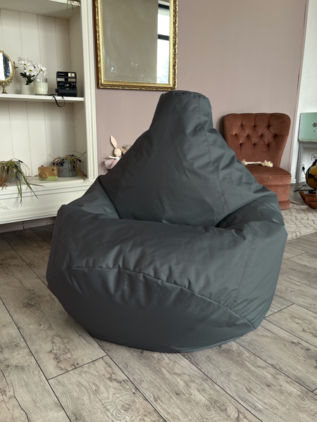 Изображение товара Бескаркасное кресло Flagman Груша Макси XXL Street Г2.12-24 (темно-серый)