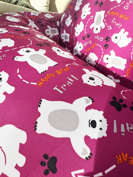 Изображение товара Бескаркасное кресло Flagman Груша Макси XXL Street Г2.12-13 (белые мишки)