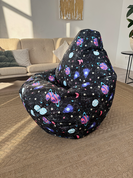 Изображение товара Бескаркасное кресло Flagman Груша Макси XXL Street Г2.12-16 (космос)