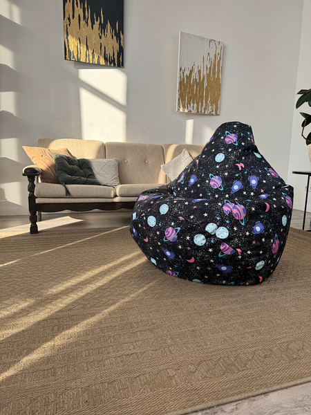 Изображение товара Бескаркасное кресло Flagman Груша Макси XXL Street Г2.12-16 (космос)