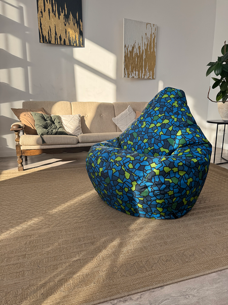 Изображение товара Бескаркасное кресло Flagman Груша Макси XXL Street Г2.12-18 (лед)