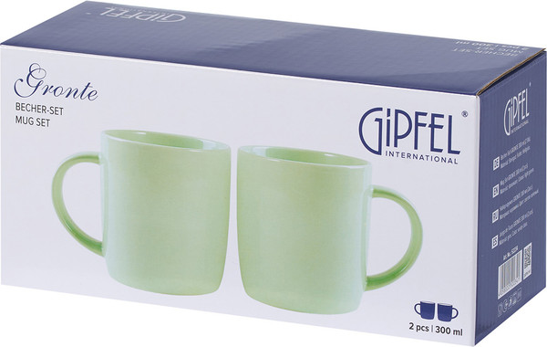 Изображение товара Набор кружек Gipfel Gronte 52234 (2шт, светло-зеленый)