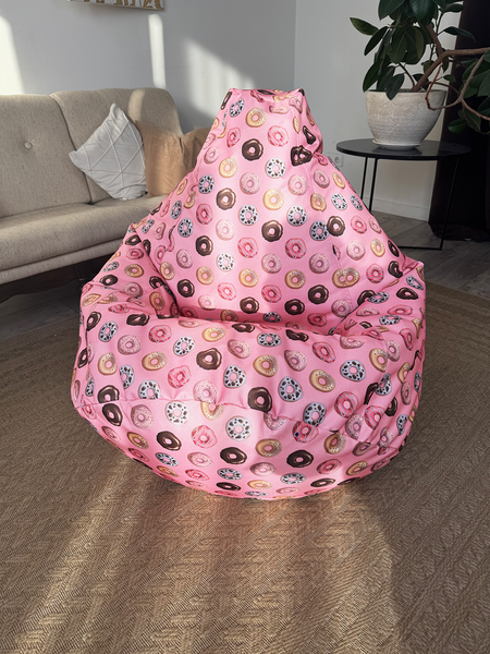 Изображение товара Бескаркасное кресло Flagman Груша Макси XXL Street Г2.12-21 (пончики)