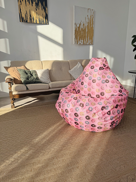 Изображение товара Бескаркасное кресло Flagman Груша Макси XXL Street Г2.12-21 (пончики)