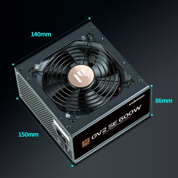 Изображение товара Блок питания для компьютера Zalman 600W ZM600-GV2SE