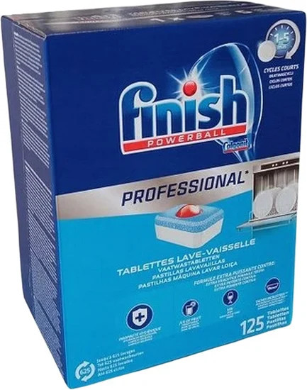 Изображение товара Таблетки для посудомоечных машин Finish Professional Powerbal (125шт)