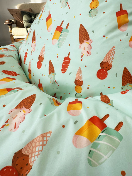 Изображение товара Бескаркасное кресло Flagman Груша Макси XXL Г2.2-457 (мороженое)