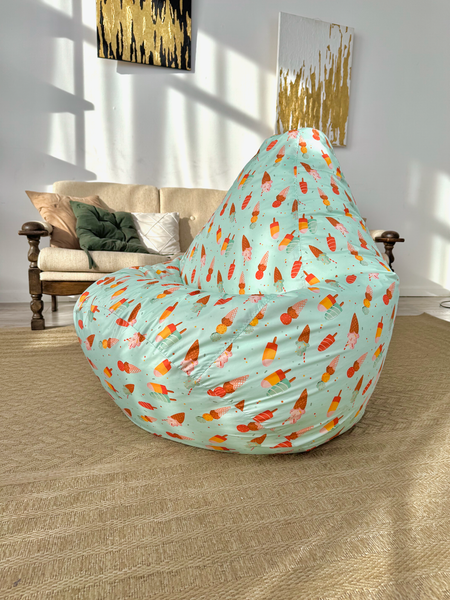 Изображение товара Бескаркасное кресло Flagman Груша Макси XXL Г2.2-457 (мороженое)