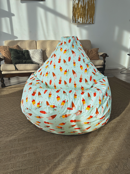 Изображение товара Бескаркасное кресло Flagman Груша Макси XXL Г2.2-457 (мороженое)