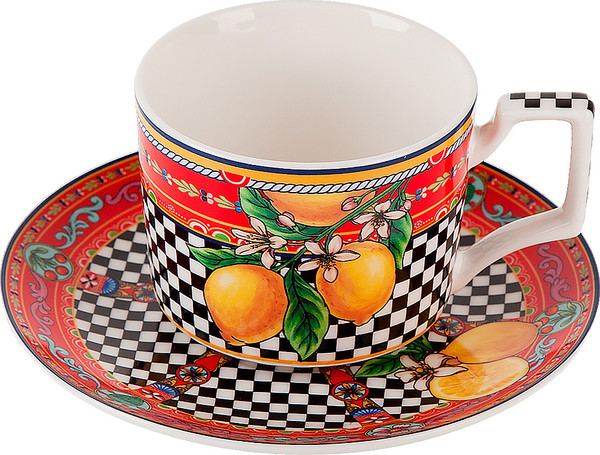 Изображение товара Чашка с блюдцем Nouvelle Sicilia Limone / 0052015