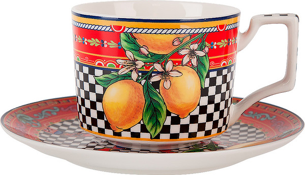 Изображение товара Чашка с блюдцем Nouvelle Sicilia Limone / 0052015