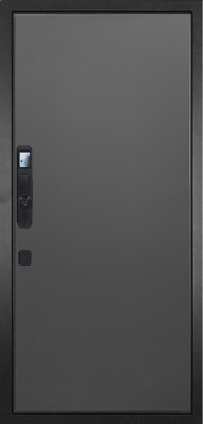 Изображение товара Входная дверь ГРАНИТ Роял Смарт 77 графит нубук (86x205, левая)