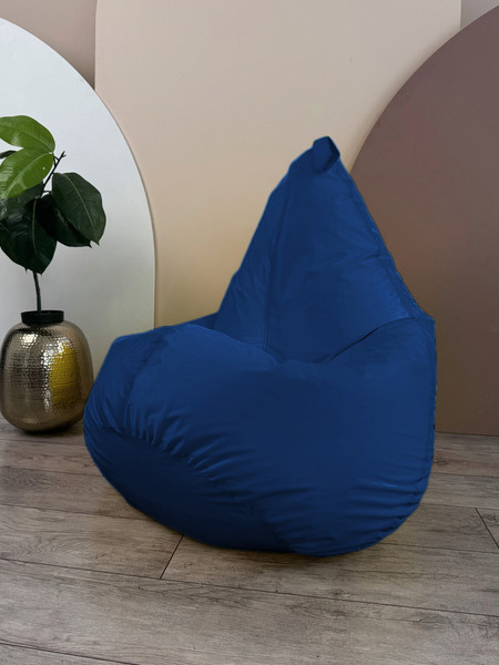 Изображение товара Бескаркасное кресло Flagman Груша Софт 130x85 XXL GXL.1-03 (синий)