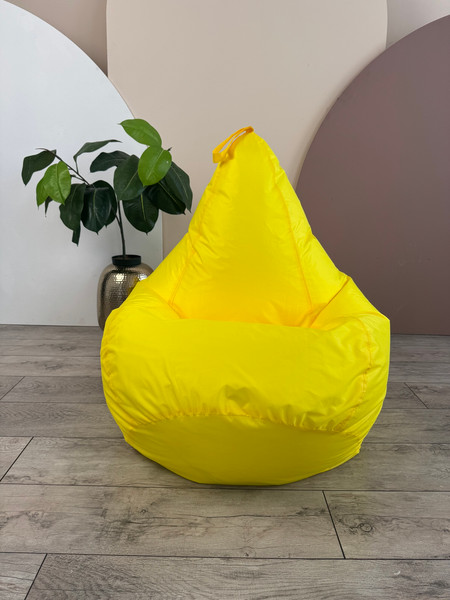 Изображение товара Бескаркасное кресло Flagman Груша Софт 130x85 XL GXL.1-07 (желтый)