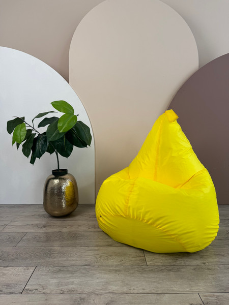 Изображение товара Бескаркасное кресло Flagman Груша Софт 130x85 XL GXL.1-07 (желтый)