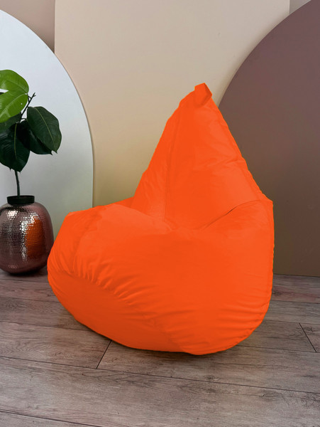 Изображение товара Бескаркасное кресло Flagman Груша Софт 130x85 XL GXL.1-10 (оранжевый)