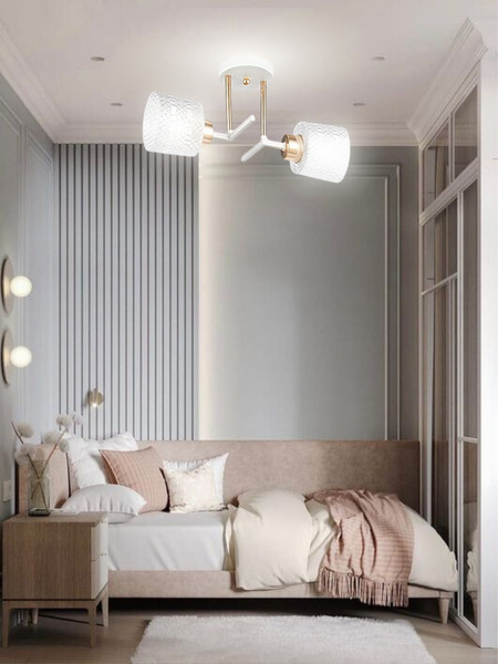 Изображение товара Потолочный светильник Aitin-Pro НПБ 02-2x40-101 / 6256/2 (белый/золото)