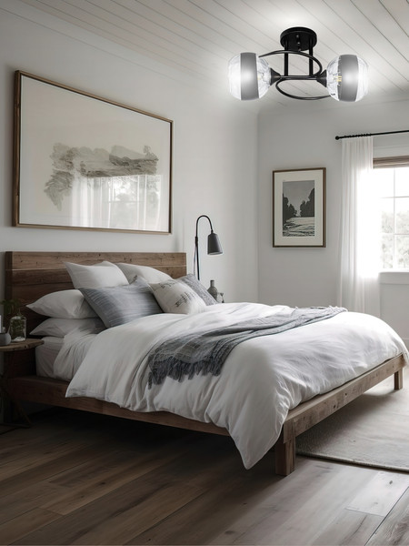 Изображение товара Потолочный светильник Aitin-Pro НПБ 02-2x60-101 / 6272/2 (черный)