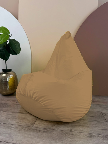 Изображение товара Бескаркасное кресло Flagman Груша Софт 130x85 XL GXL.2-01 (темно-бежевый)