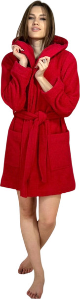 Изображение товара Халат Lilia Женский махровый 13С-0494 (р.44/170, красный)