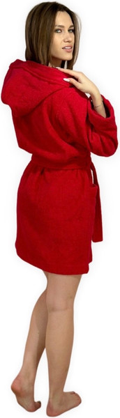 Изображение товара Халат Lilia Женский махровый 13С-0494 (р.46/170, красный)