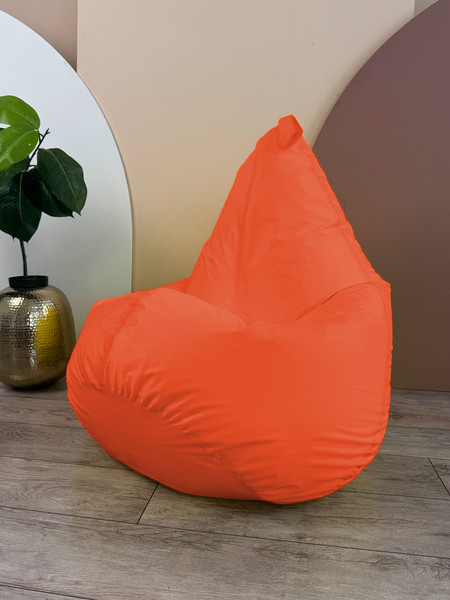 Изображение товара Бескаркасное кресло Flagman Груша Софт 130x85 XL GXL.2-08 (оранжевый)