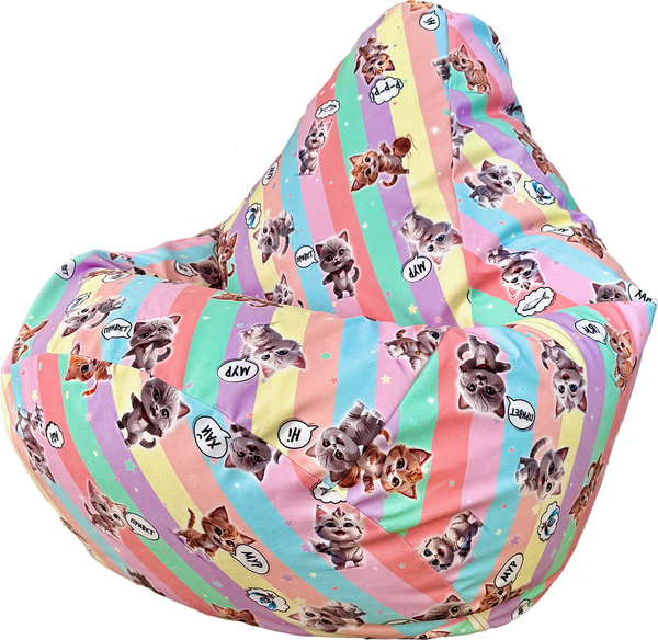 Изображение товара Бескаркасное кресло Flagman Груша Мега XXXL Г3.5-342 (kit-cat)