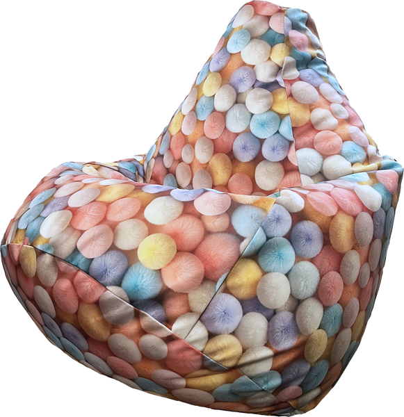 Изображение товара Бескаркасное кресло Flagman Груша Мега XXXL Г3.5-343 (pushistik)