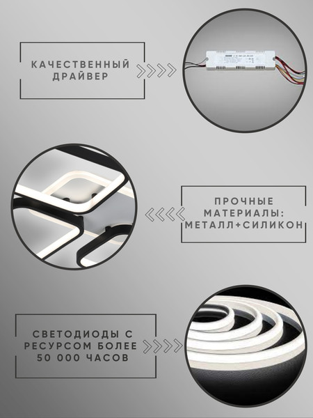 Изображение товара Люстра Aitin-Pro RW28111/5 2х87Вт (белый/черный)