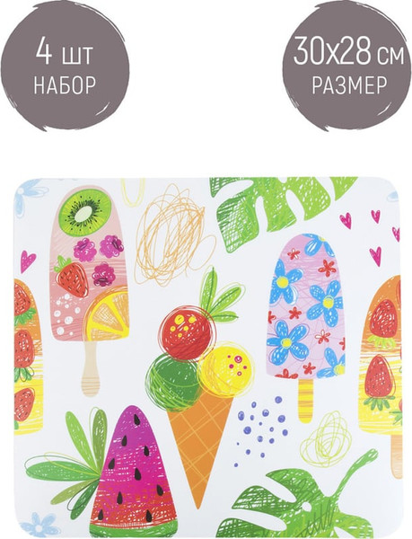 Изображение товара Набор плейсматов Nouvelle Лето / 4430597-Н4 (4шт)